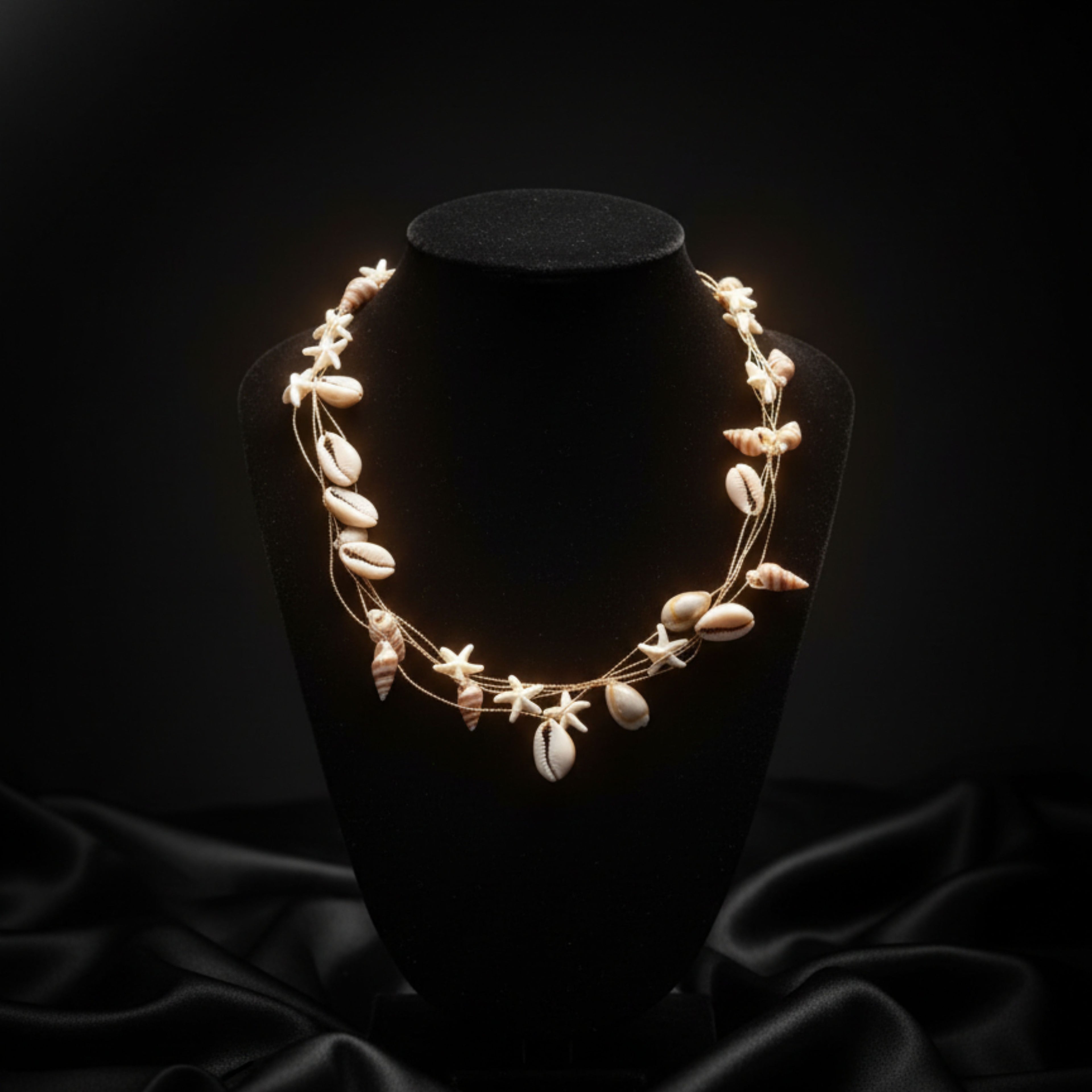 Boho Natural Seashell Choker Necklace