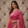 Royal Pink Banarasi Silk Saree