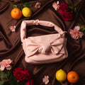 BLUSH PINK BOW SHOULDER BAG