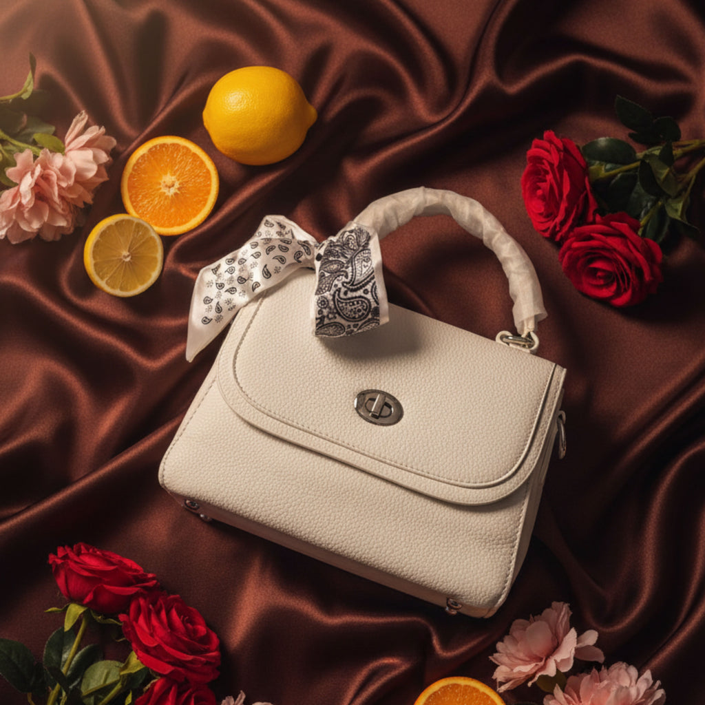 IVORY ELEGANCE HANDBAG