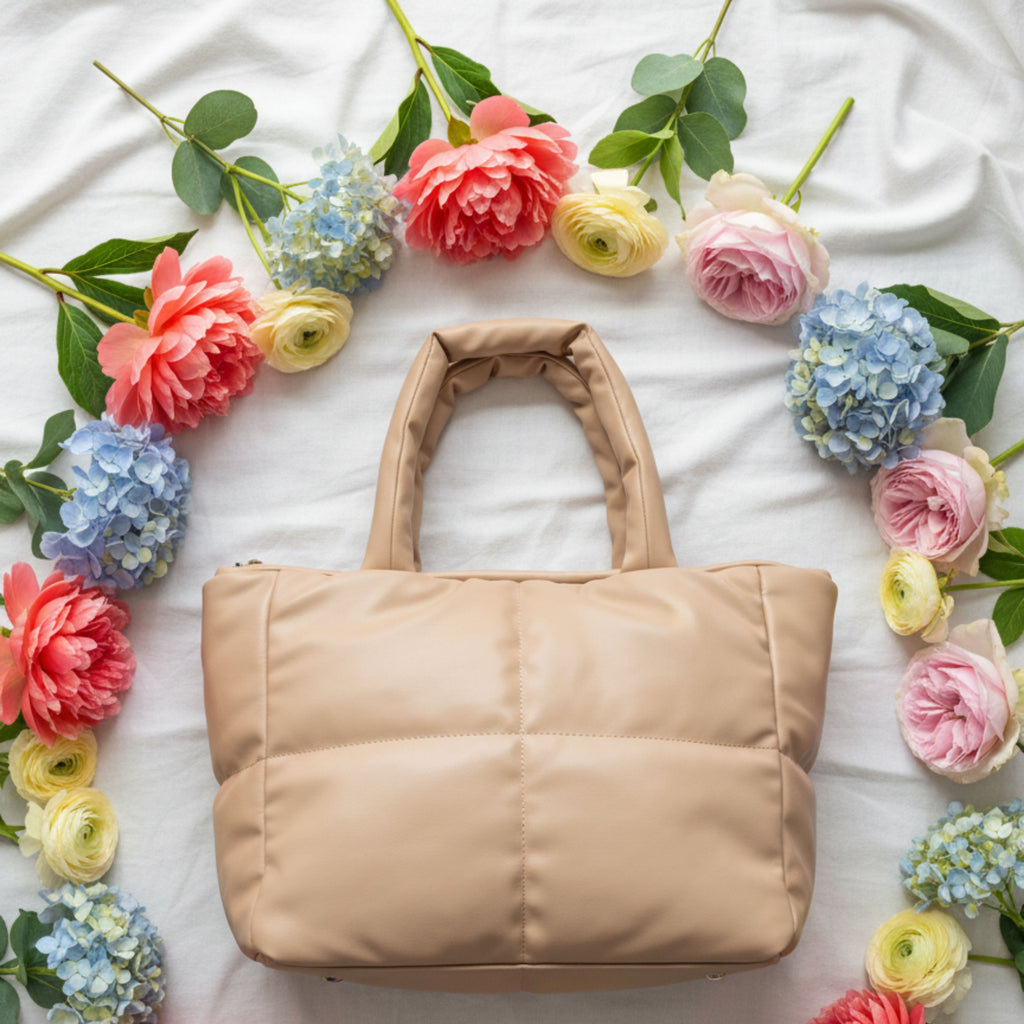 LUXE QUILTED TOTE BAG – CHIC, SPACIOUS & EFFORTLESSLY ELEGANT